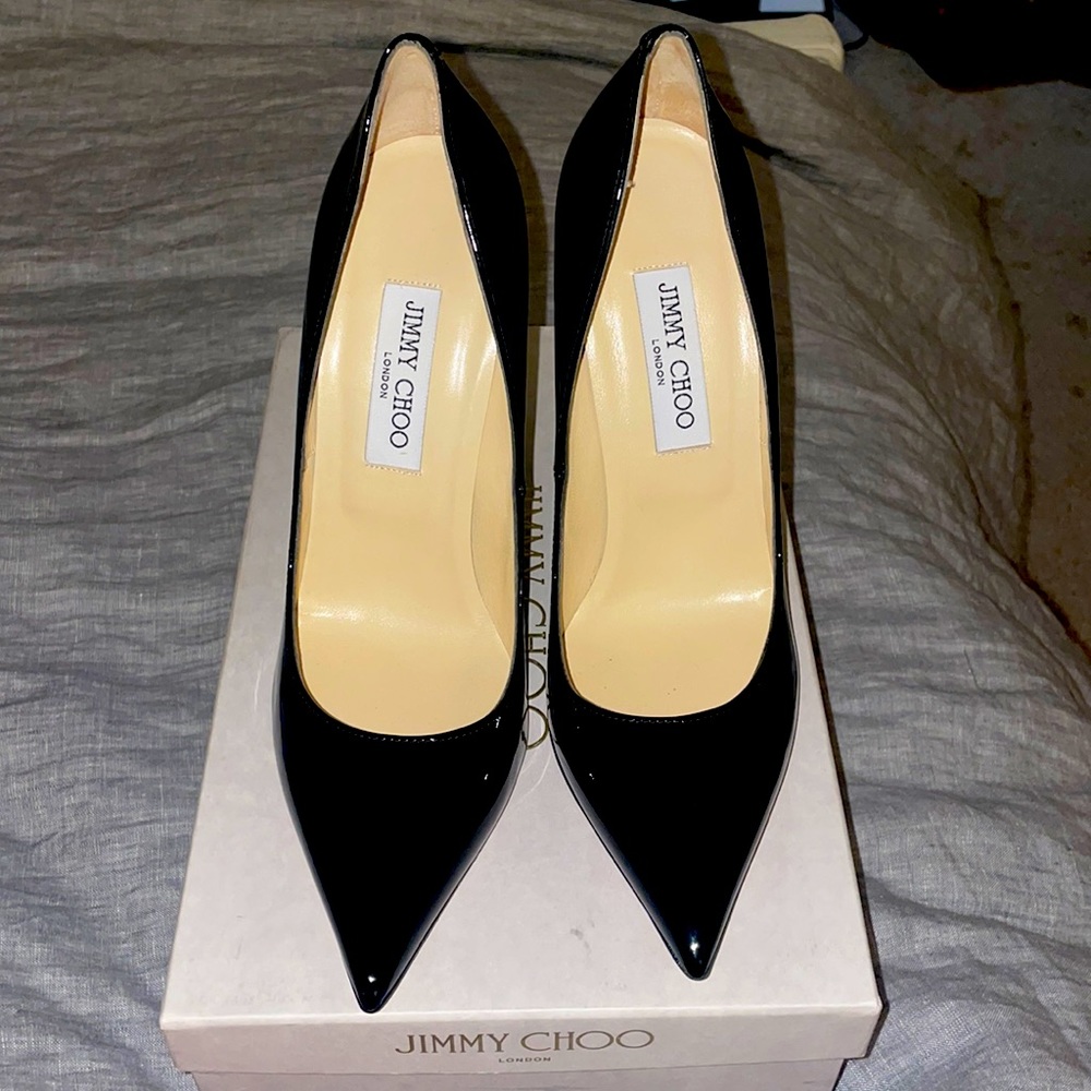 Brand New Patent Black Jimmy Choo Anouk Pumps 🖤
